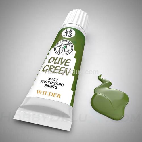 WILDER LS-33 Масляная краска - ОЛИВКОВЫЙ ЗЕЛЁНЫЙ