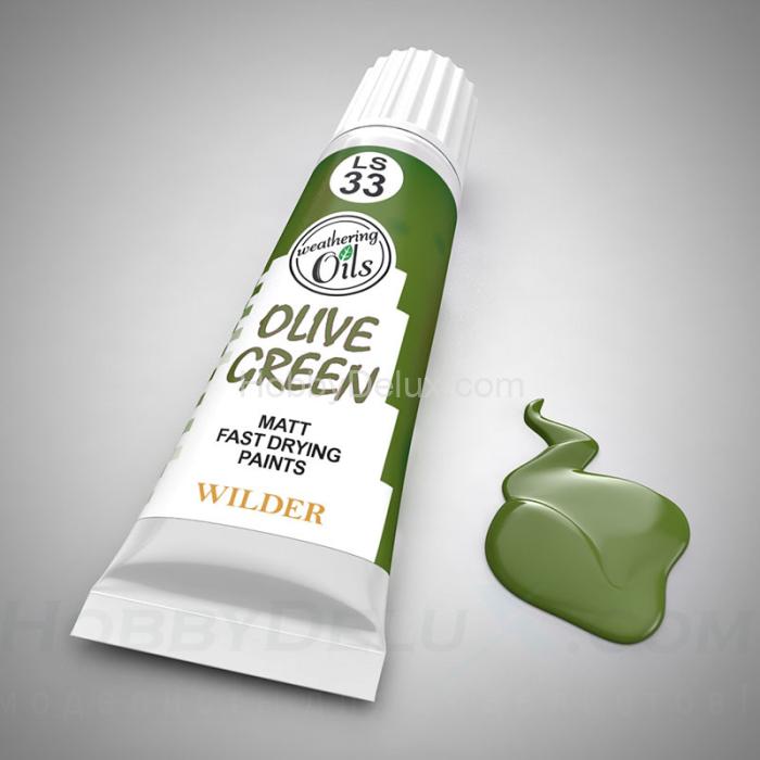 WILDER LS-33 Масляная краска - ОЛИВКОВЫЙ ЗЕЛЁНЫЙ HDF-LS-33