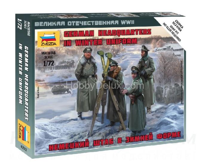 Немецкия штаб в зимней форме ZV6232