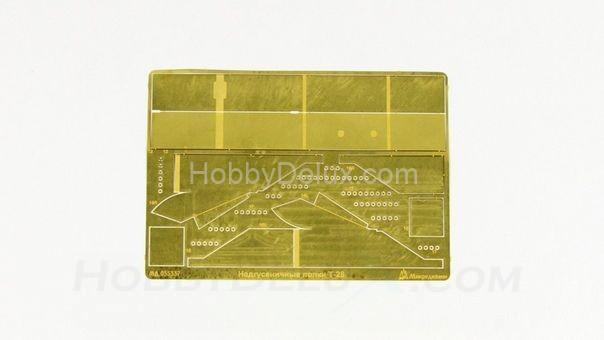 Набор фототравления для Т-28 Надгусеничные полки МД035337