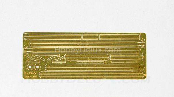 Набор фототравления для Т-28 Надгусеничные полки МД035337