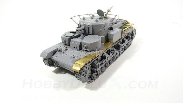 Набор фототравления для Т-28 Надгусеничные полки МД035337