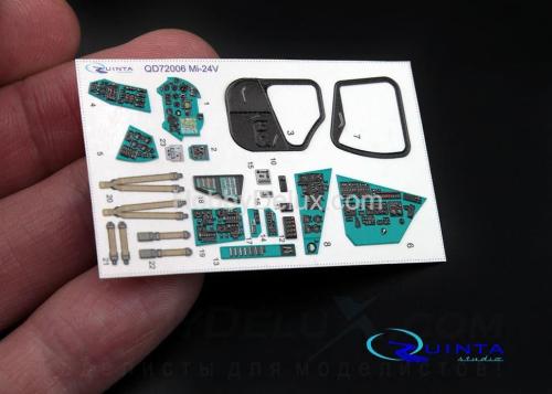 3D Декаль интерьера кабины Ми-24В