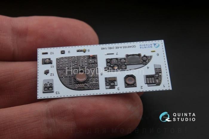 3D Декаль интерьера кабины A-6E Intruder для модели HobbyBoss QD48165