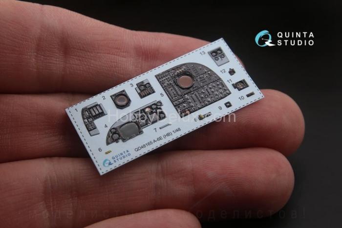 3D Декаль интерьера кабины A-6E Intruder для модели HobbyBoss QD48165