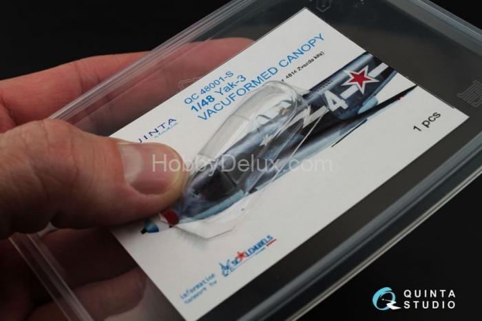 Набор остекления Як-3 для модели Звезда 4814, 2 шт. QC48001-D