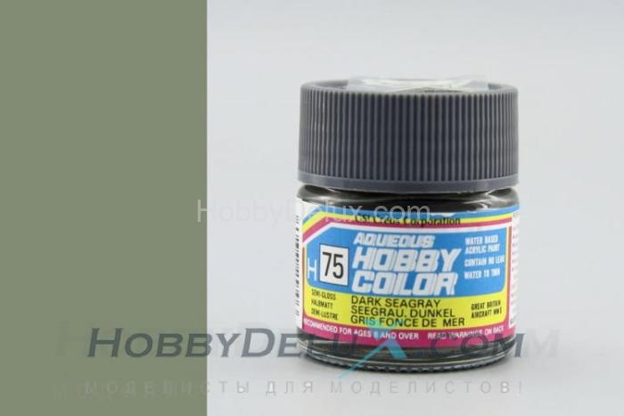 Краска акриловая Hobby Color - H075 Dark Sea Grey H75