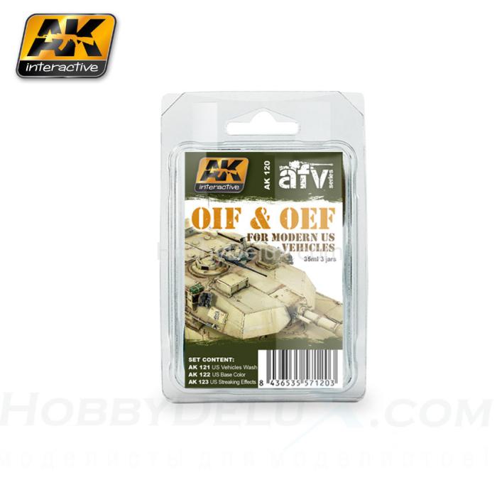 OIF & OEF - US VEHICLES WEATHERING SET AK-120