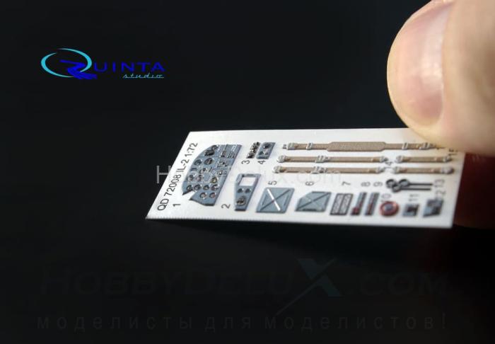 3D Декаль интерьера кабины Ил-2 QD72008