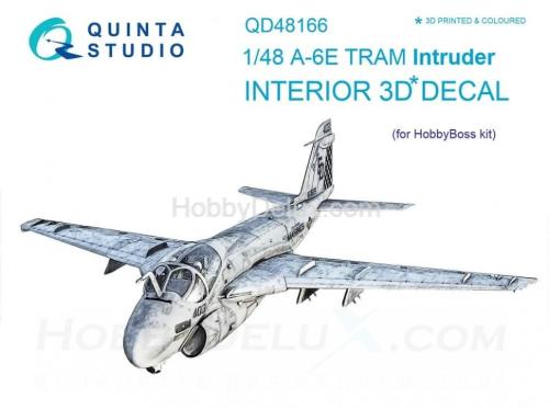 3D Декаль интерьера кабины A-6E TRAM Intruder для модели HobbyBoss