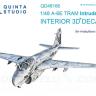 3D Декаль интерьера кабины A-6E TRAM Intruder для модели HobbyBoss QD48166