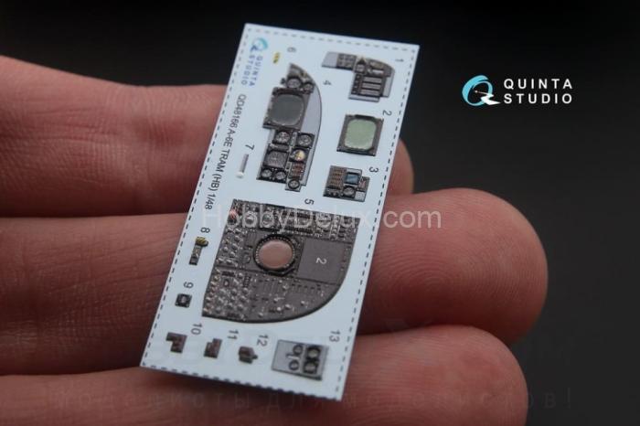 3D Декаль интерьера кабины A-6E TRAM Intruder для модели HobbyBoss QD48166