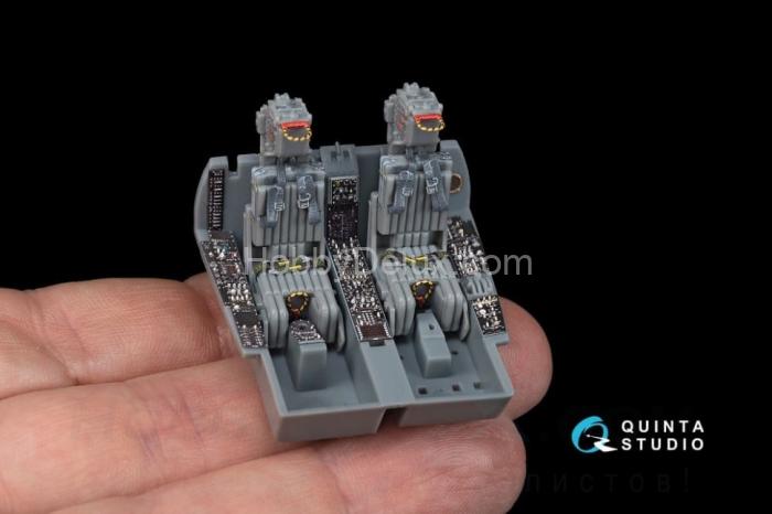 3D Декаль интерьера кабины A-6E TRAM Intruder для модели HobbyBoss QD48166