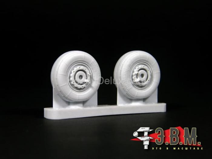 Миг-29 СМТ колеса шасси (два вида ступиц)1/48 RS48018