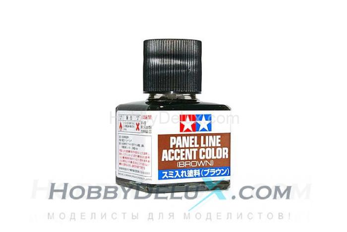 Краска для финальной отделки моделей - коричневая смывка, 40 мл. 87132