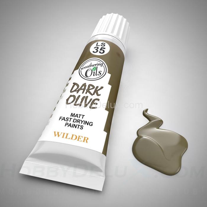 WILDER LS-35 Масляная краска - ТЁМНО-ОЛИВКОВЫЙ HDF-LS-35