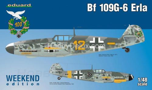 Eduard 84142 1/48 Bf 109G-6 Erla