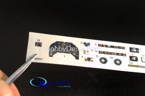 3D Декаль интерьера кабины Як-3