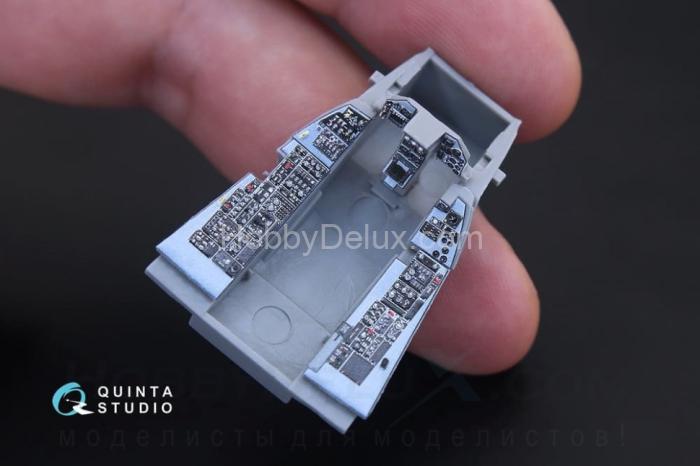 3D Декаль интерьера кабины F-16A для модели Kinetic QD48167