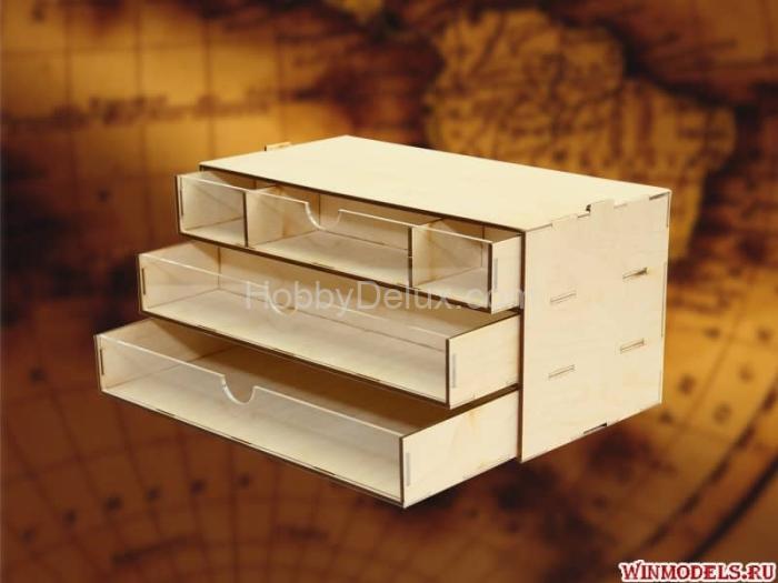 Касcетный модуль-органайзер на 3 широких ящика MWP-0010-16