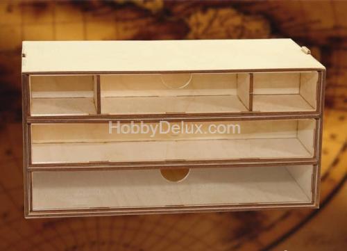 Касcетный модуль-органайзер на 3 широких ящика