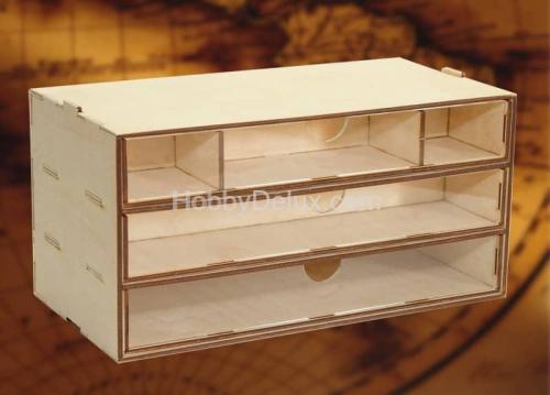 Касcетный модуль-органайзер на 3 широких ящика