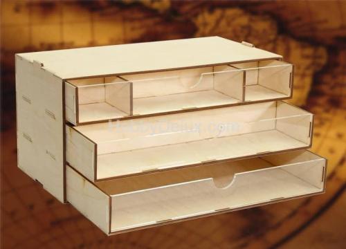 Касcетный модуль-органайзер на 3 широких ящика