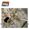 AMIG1000 Ammo Mig BROWN WASH FOR GERMAN DARK YELLOW (Коричневая смывка для немецкой техники темно-желтого цвета) AMIG1000