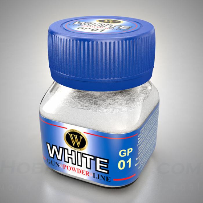 WILDER GP-01 Сухой пигмент - БЕЛЫЙ HDF-GP-01