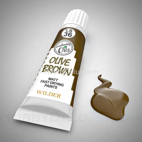 WILDER LS-36 Масляная краска - ОЛИВКОВЫЙ КОРИЧНЕВЫЙ