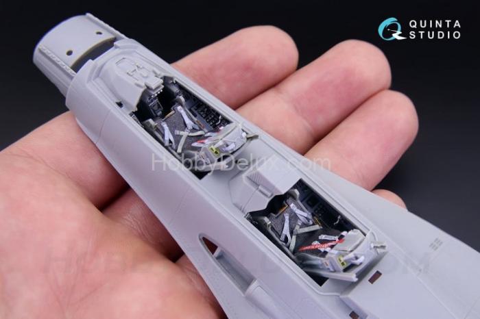 3D Декаль интерьера кабины F-16B для модели Kinetic QD48168