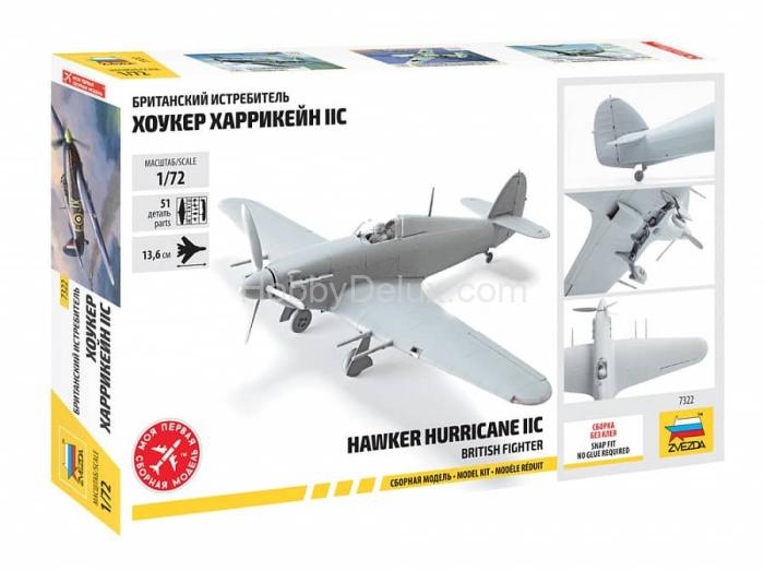 Британский истребитель Хоукер Харрикейн IIC ZV7322