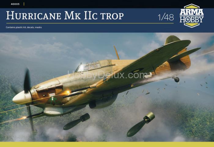 Сборная модель Hurricane Mk IIc Trop AH40005