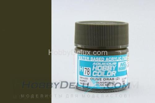 Краска акриловая Hobby Color - H078 Olive Drab 2