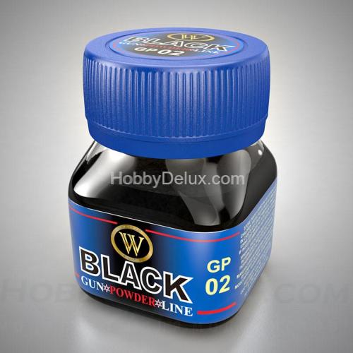 WILDER GP-02 Сухой пигмент - ЧЁРНЫЙ