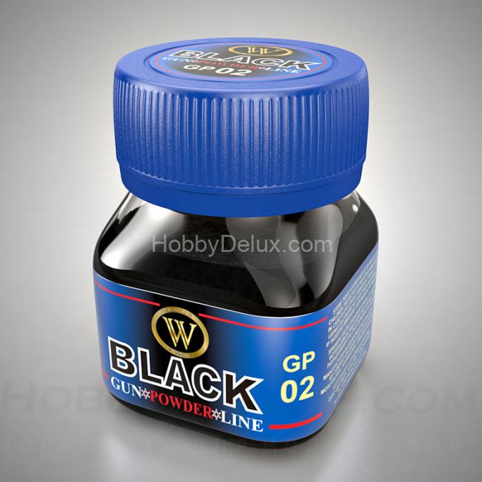 WILDER GP-02 Сухой пигмент - ЧЁРНЫЙ HDF-GP-02