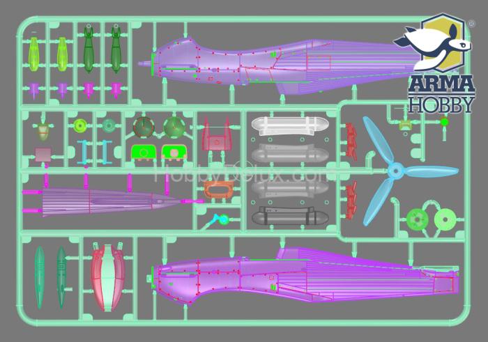 Сборная модель Hurricane Mk IIc AH40004