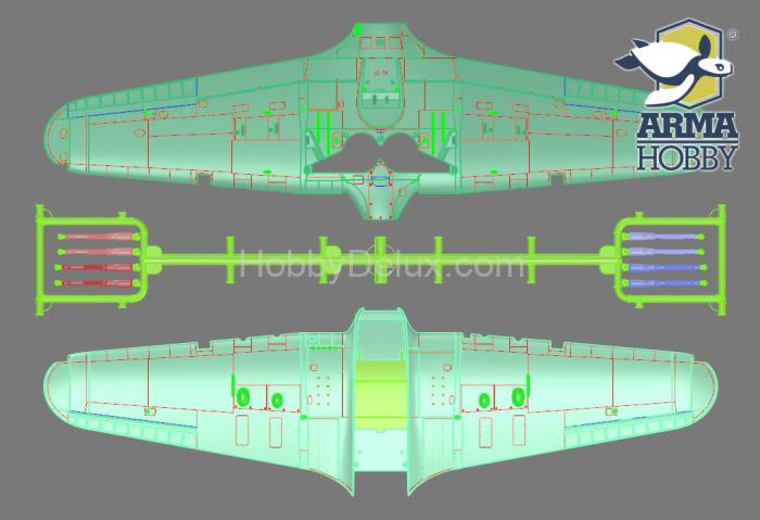 Сборная модель Hurricane Mk IIc AH40004