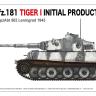 RFM (RYEFIELD MODEL) RM5078 1:35 Немецкий танк Sd.KfZ.181 Tiger I, первая серия №121, Ленинград 1943 г., с рабочими траками