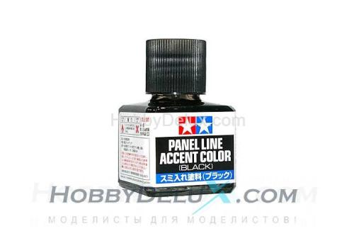 Краска для финальной отделки моделей - черная смывка, 40 мл.