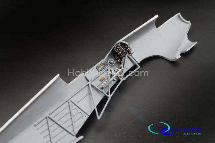 3D Декаль интерьера кабины Як-1 (ранние серии) (для модели Моделсвит/ЮФ)3 QD48002-Pro