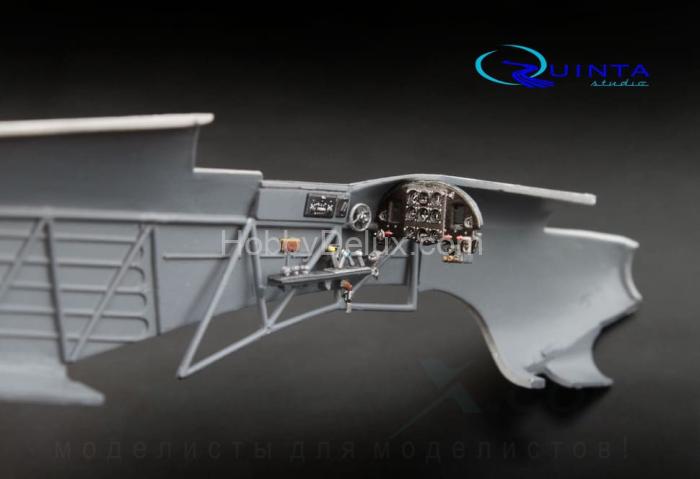 3D Декаль интерьера кабины Як-1 (ранние серии) (для модели Моделсвит/ЮФ)3 QD48002-Pro