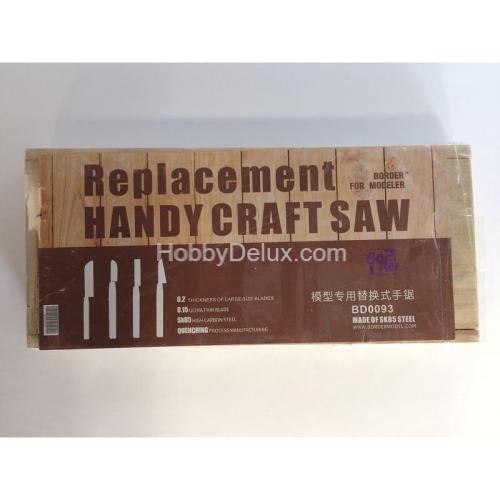 Border Model BD0093 Набор пилок (4 шт.) с рукояткой (синий)