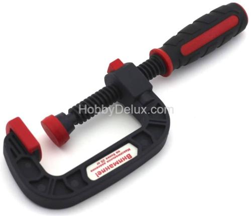 Струбцина пластиковая, 50 мм, винтовая