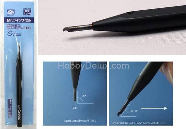 Скрайбер MR.HOBBY Mr.Line Chisel с лезвием 0.3mm GT-65
