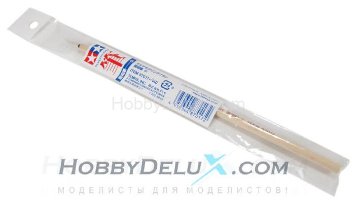 Кисточка круглая, очень тонкая (конский волос, ручка дерево) 87017