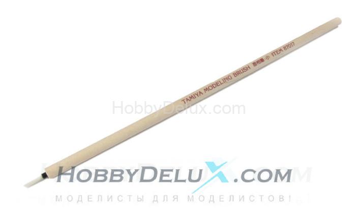 Кисточка круглая, очень тонкая (конский волос, ручка дерево) 87017