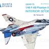 3D Декаль интерьера кабины F-4B для модели Tamiya QD48175