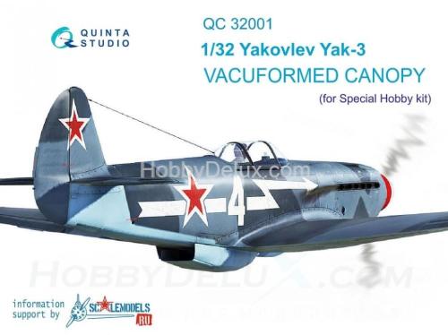 Набор остекления Як-3 для модели Special Hobby