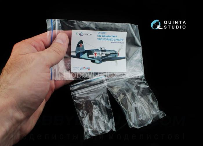 Набор остекления Як-3 для модели Special Hobby QC32001